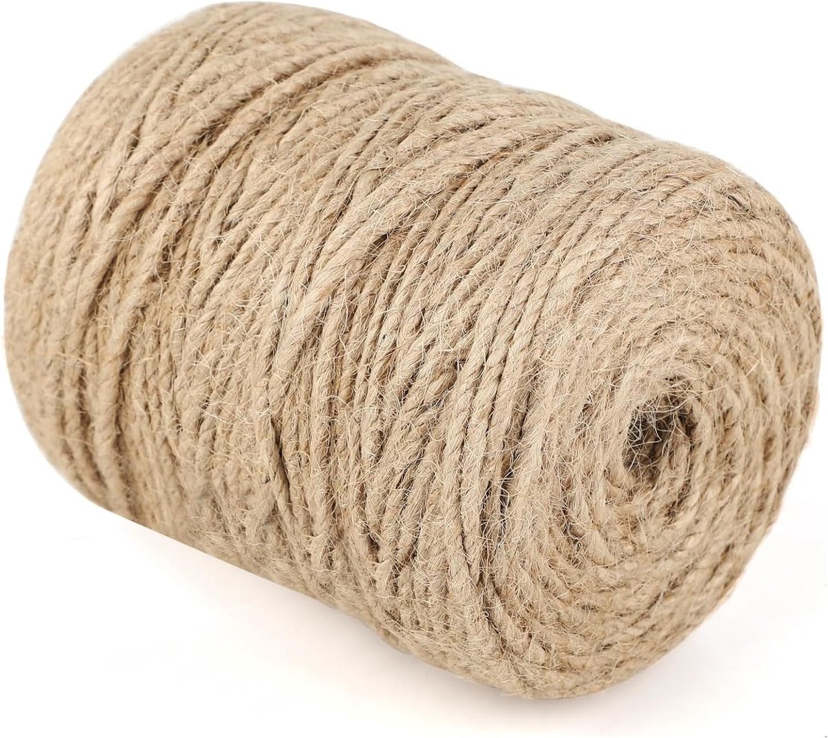 Natuurlijk sisal touw van 95 meter, 4 mm jute koord voor tuin, katten, krabpalen en DIY decoraties