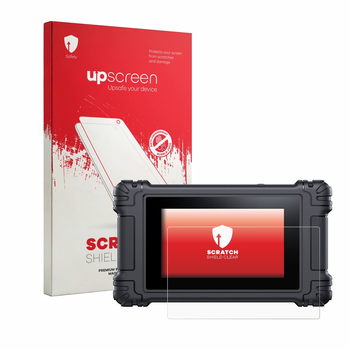upscreen - Screenprotector voor iCarsoft VAWS V 4.0 - Folie Beschermfolie transparant
