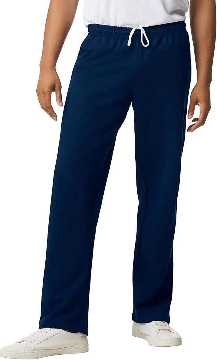 Joggingbroek voor heren, Heavy Blend Vrijetijdsbroek met open broekspijpen, sportbroek zonder zijzakken, in vele kleuren, maten S, M, L, XL, XXL, 3XL, 4XL, 5XL