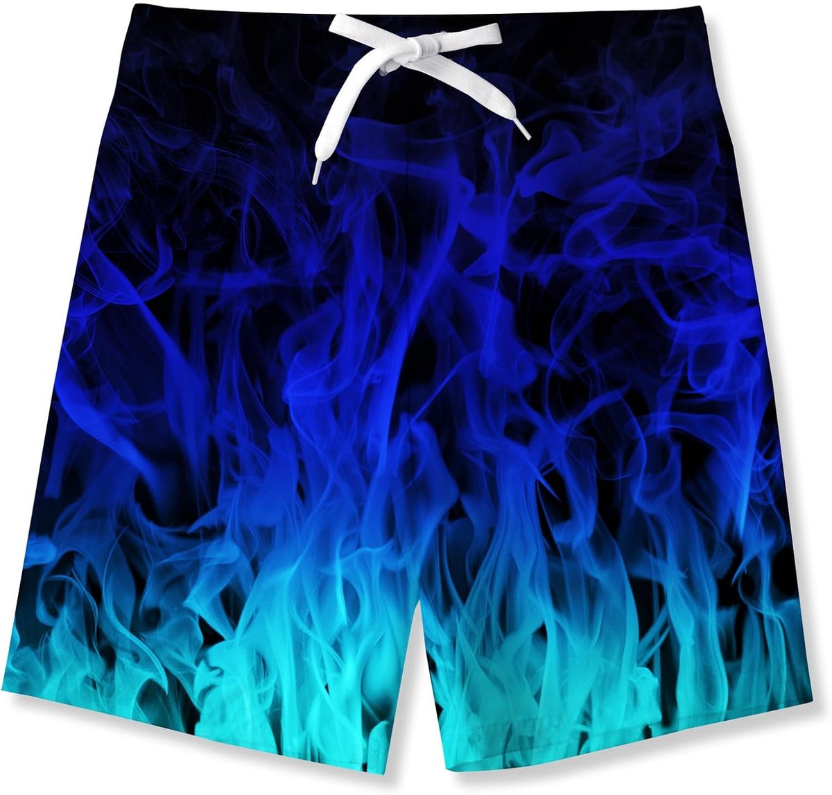 Jongens Zwembroek 3D Patroon Jongens Zwembroek Sneldrogende Mesh Voering Zwembroek Elastische Taille met Zakken Boardshorts Zomer voor Kid 7-14 Jaar