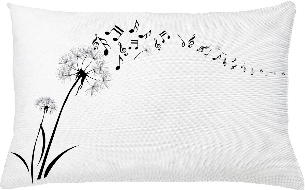 ABAKUHAUS Vintage Sierkussenhoes Set van 4, Monochroom Ontwerp Raster Trellis Quatrefoil Net en Dahlia Bloemen Modern, Modern Accent Dubbel-Dubbelzijdig Digital Print, 20", Licht Cadet Blauw Wit