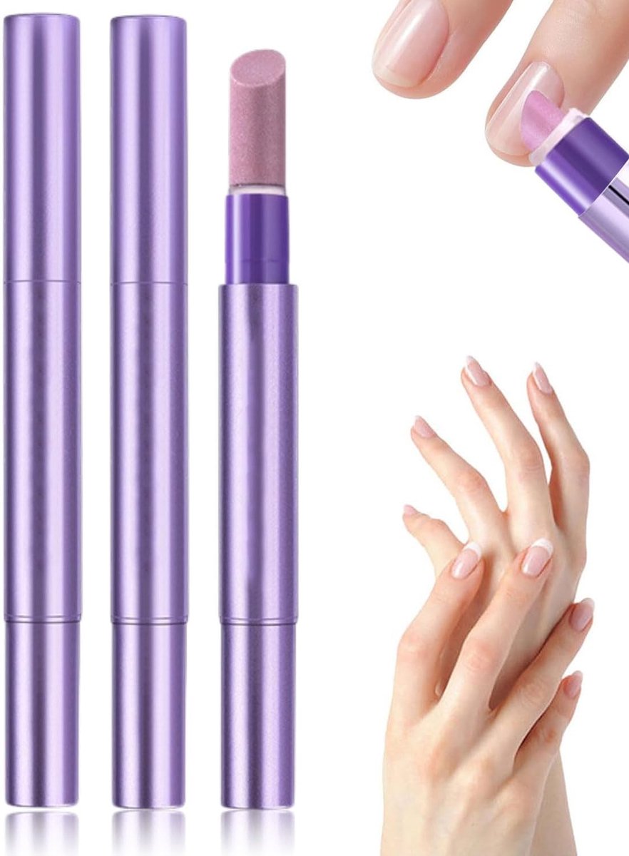 2 x nagelverzorgingspen, 3-in-1 oliepen, nagelriem-oliestift, nagelriemverwijderaar, voor het repareren van gebarsten en droge nagels