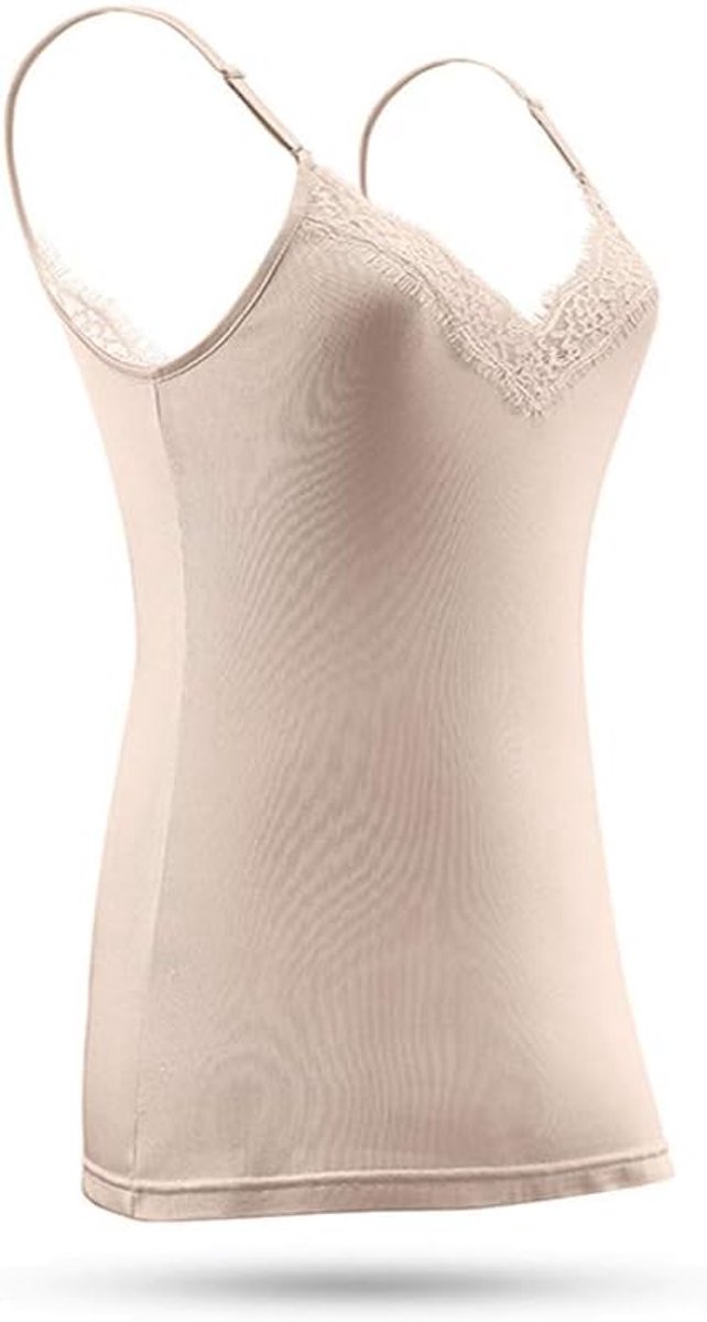 zijden kanten top V-hals tops T-shirt onderhemd tank