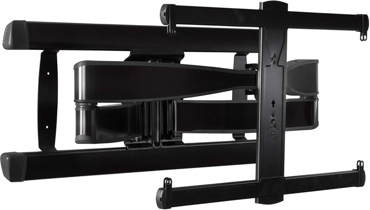 VLF728 (B2) Slim Full Motion Swivel TV Beugel (42-90 inch), Zwart