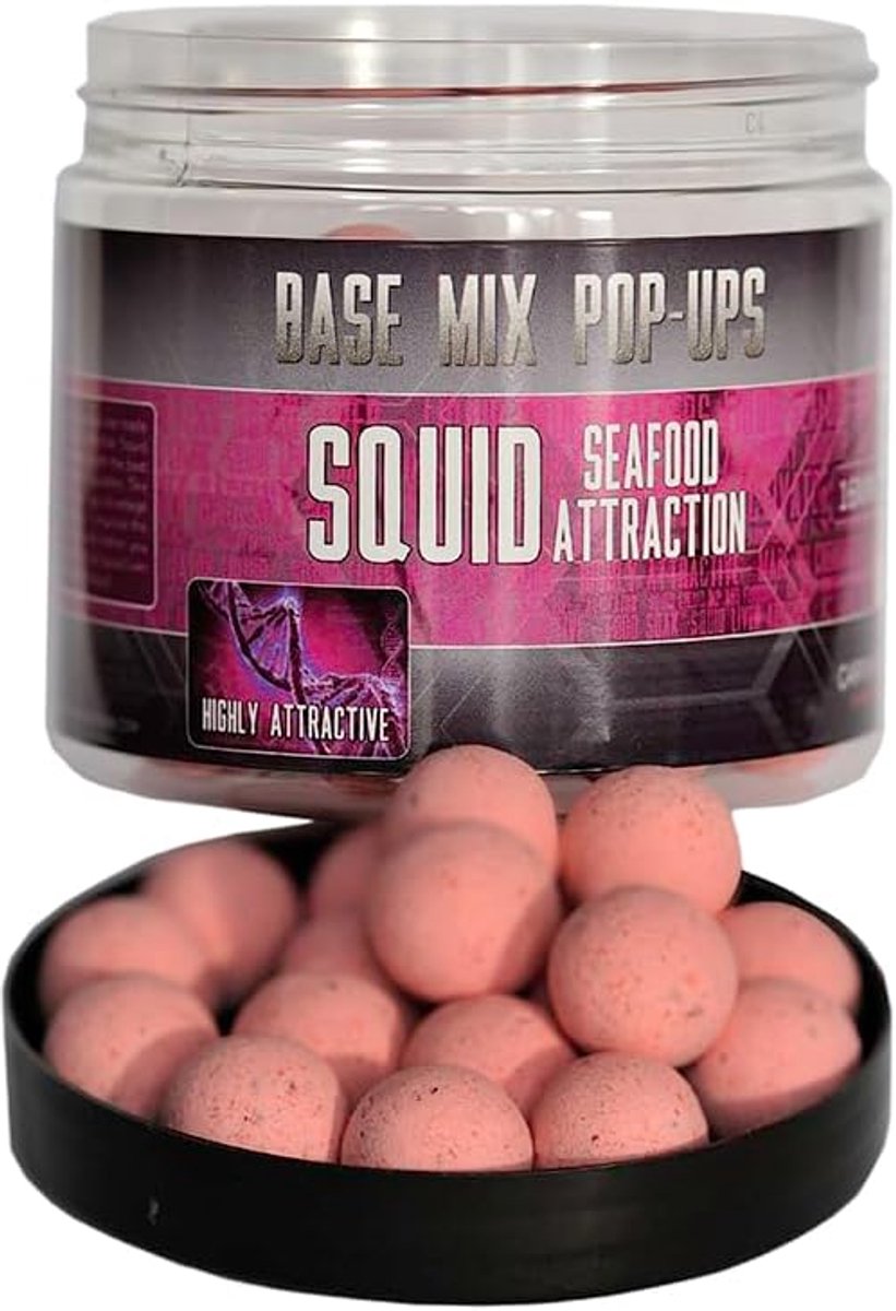 Basismix Pop-up - Diameter: 16mm - Drijvende boilies