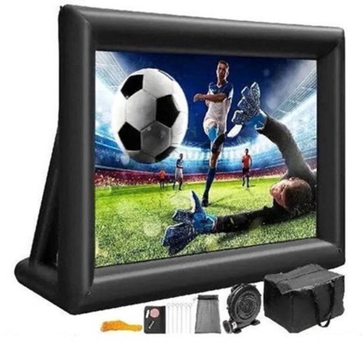 Beamer Scherm - Projector Doek - Projector Scherm - Projector Screen - Projector Scherm voor Beamer - Home Cinema Thuisbioscoop - Draagbare Beamer - 250in - 16:9 - 210D Oxford Fabric