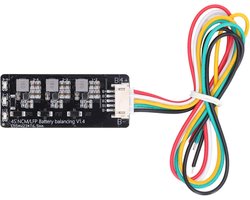 Battery Balancer, 2S 3S 4S Battery Active Equalizer BMS Balancer Lipo Li-ion LFP LiFePO4 Lithium Battery Balance Active Energy Transfer Equalizer Module(4S)