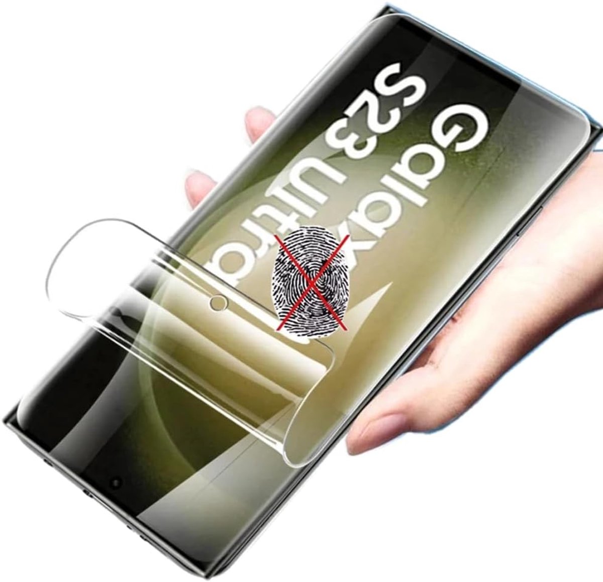 2pcs Film hydrogel mate voor Samsung Galaxy S23 Ultra 5G 6.8"
