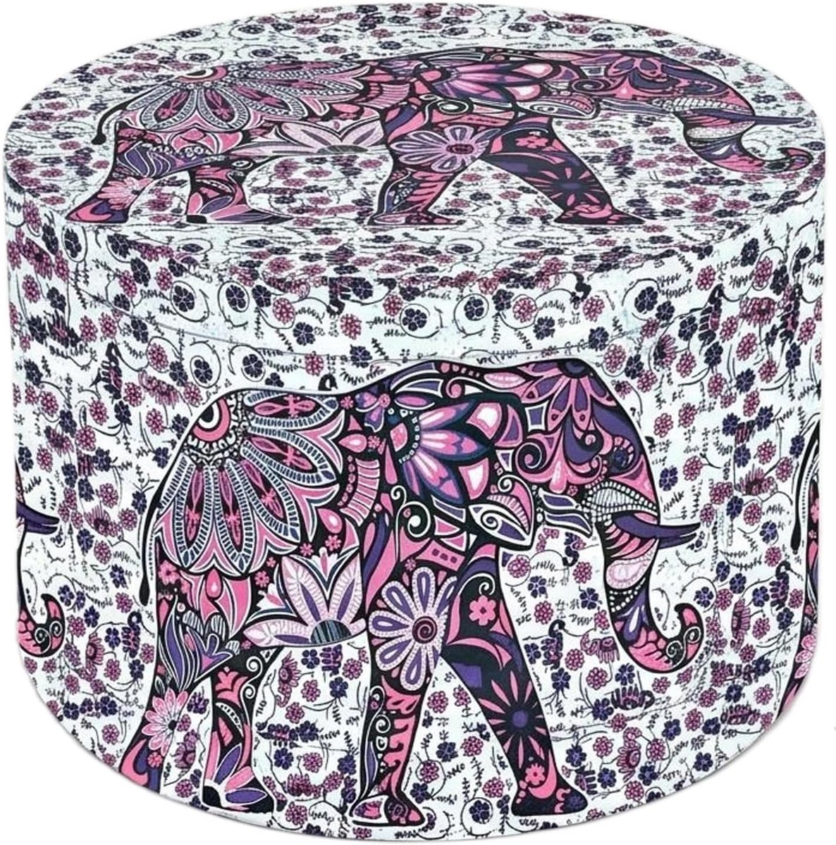 62 mm, 4-delig met magnetisch deksel en haaientanden, metalen hakmolen voor droge kruiden en specerijen (olifant)