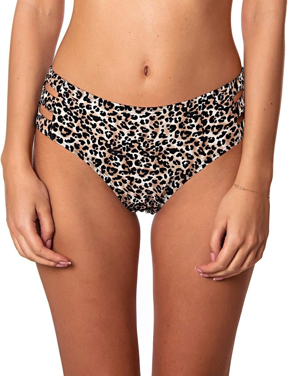 Blues Bikinibroekje met bandjes voor dames, medium dekking
