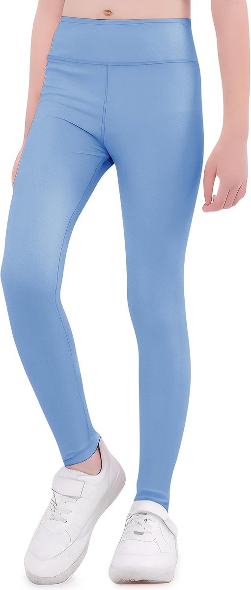 Leggings Meisjes Kids High Waisted Yoga Broek Katoen Sport Leggings Stretch Lengte Broek Multicolour Gym Broek Casual Jogging Sport Broek Lente Herfst Activewear voor Tieners Maat 110-152
