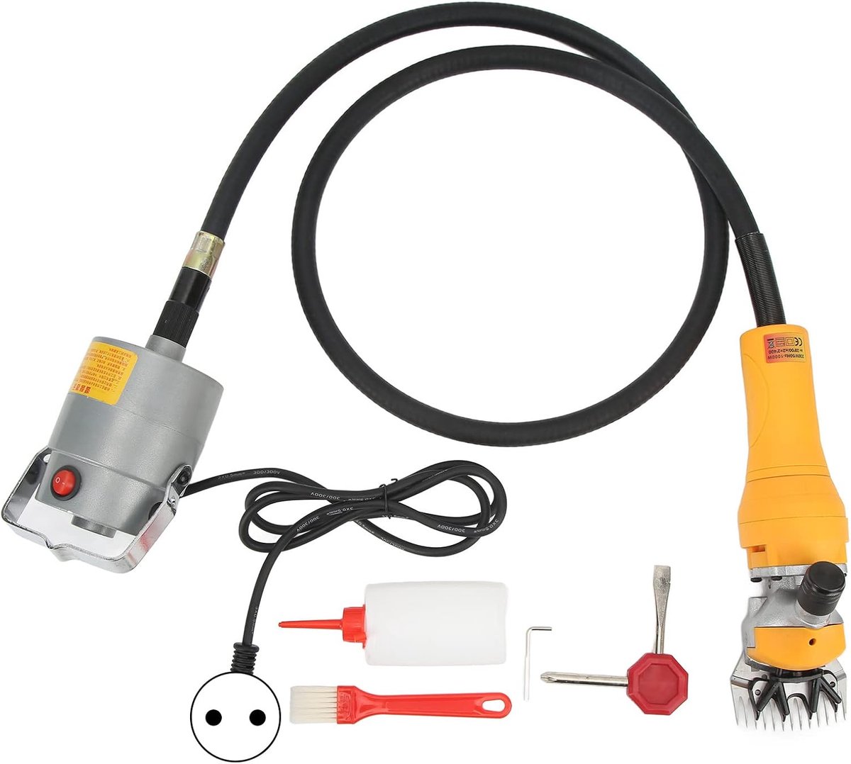 1000W High Power 13 Tand 2400RPM Elektrische Schapen Clipper Boerderij Vee Scheren Grooming Machine Kit Schapen Scharen Cutter