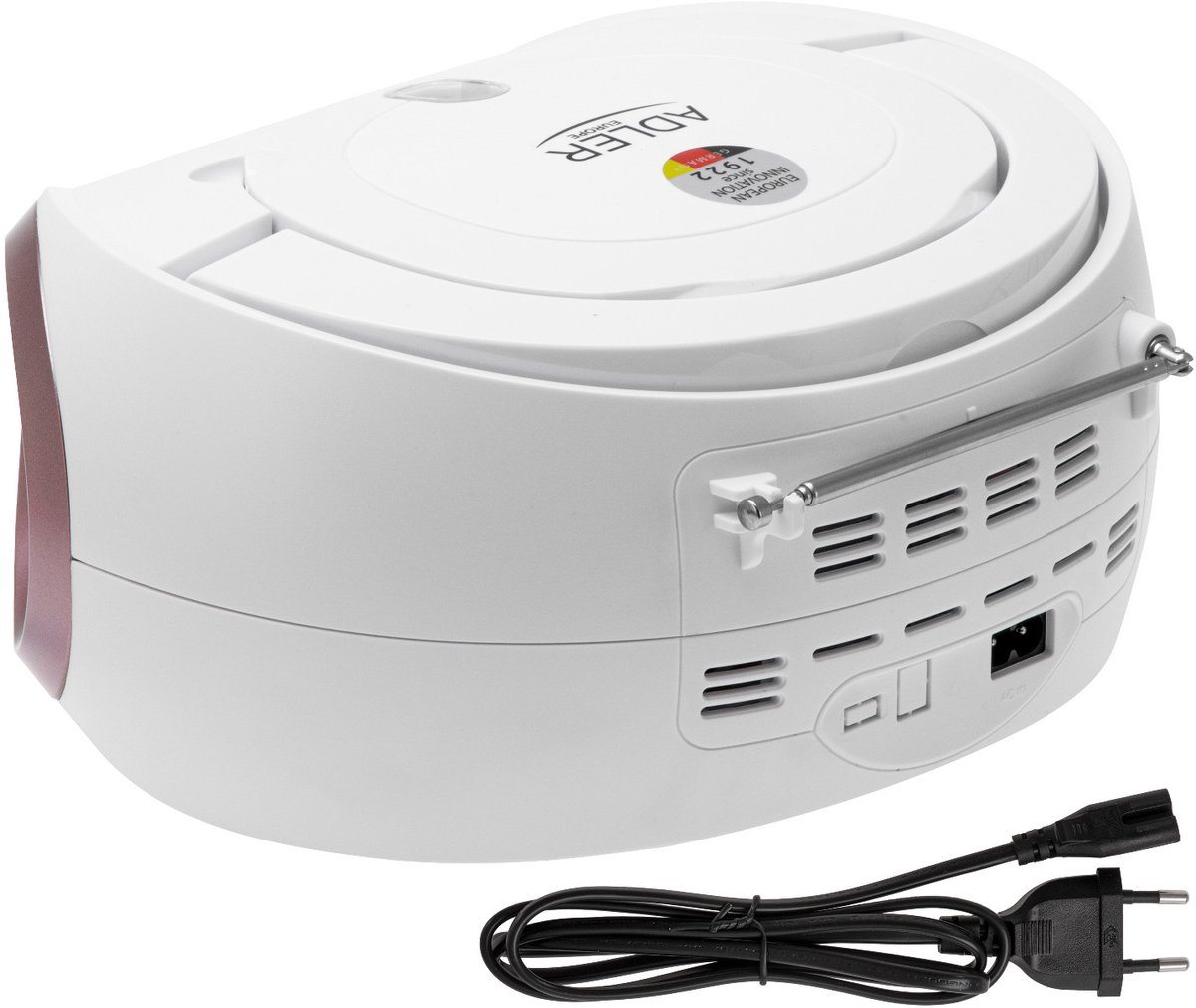 Boombox - radio met CD-MP3, USB, FM-radio, AUX, hoofdtelefoonaansluiting, Adler, AD 1181 thumbnail 4
