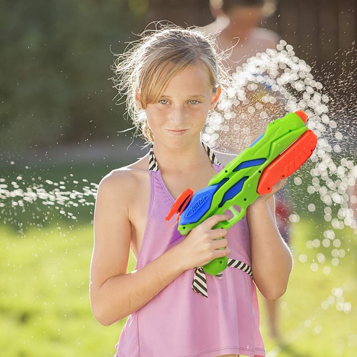 Waterpistool, waterspeelgoed, 3 stuks, in de tuin, speelgoed voor kinderen, waterspuitpistolen met groot bereik