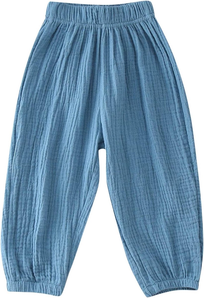 Zomerse katoenen broek voor baby's en kinderen