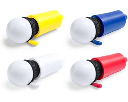 eBuyGB Draagbare gloeilamp met trekkoord aan één touw, retro overal, outdoor-accu, lichte led-garage, tuin, zolder, camp (blauw)