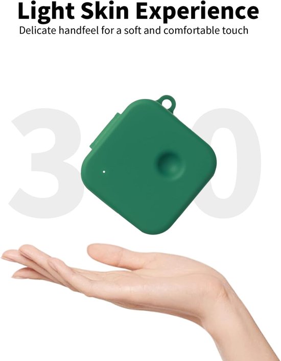 Hoes voor Nothing Ear (3) draadloze in-ear hoofdtelefoon, schokbestendig, toergy waterdicht, zacht en duurzaam, met koord, sleutelhanger en reinigingstool, groen — afbeelding 2