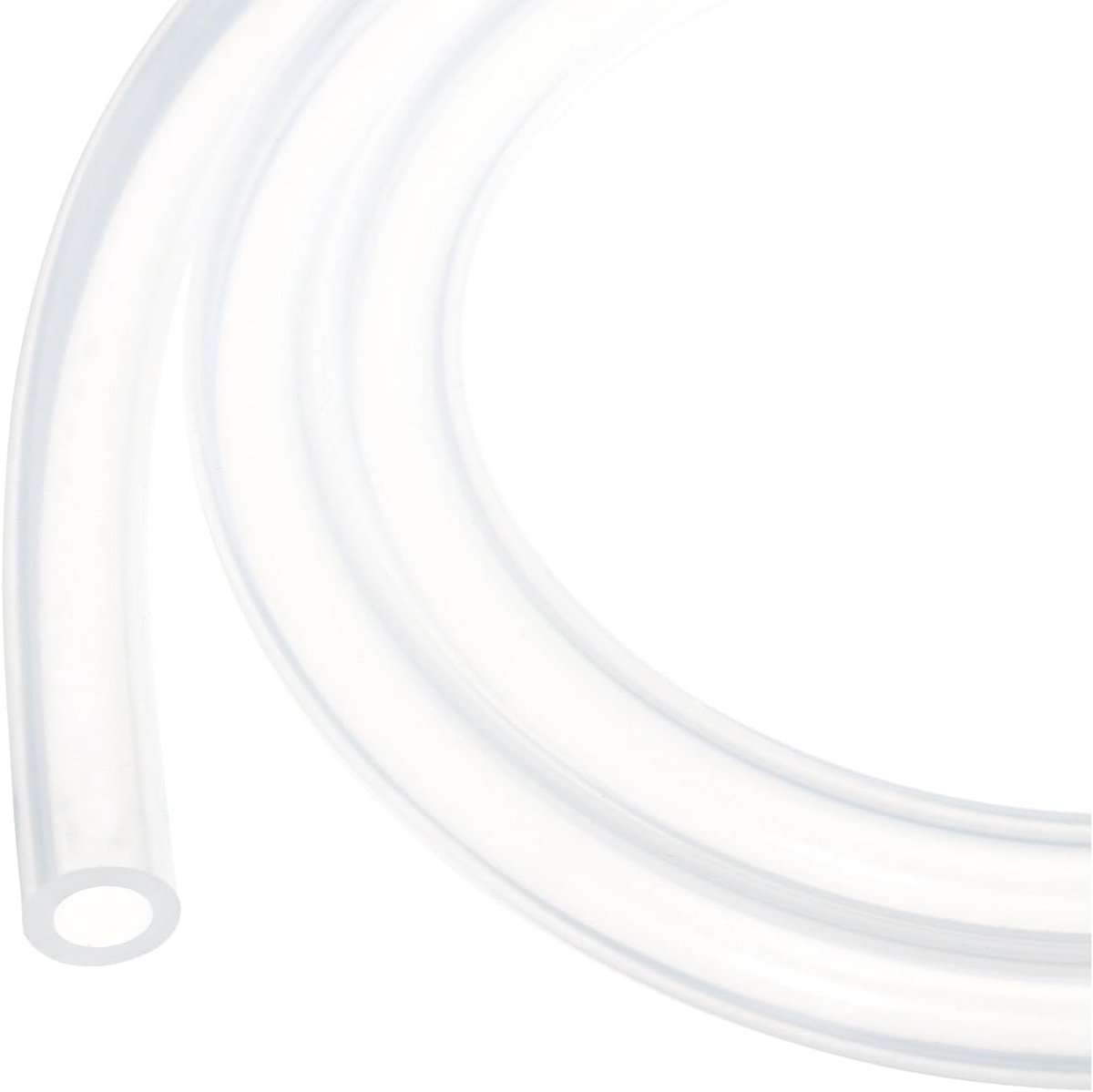 3m Siliconen Slang 9mm ID 12mm OD Heldere Industriële Kunststof Slang Pure Siliconen Slangen voor Pomp Sifonering, Afvoeren, Irrigatie, Brouwen, 3/8" x 1/2"
