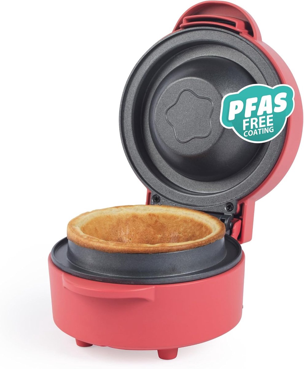 & Posner Funfair Wafelschaal-maker 550 W, PFAS-vrij anti-aanbak