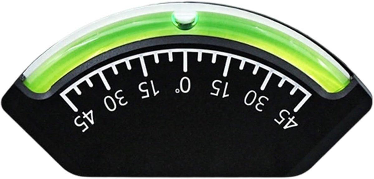 Waterpas - 45 Graden Belniveaus Voor Voertuigen,Inclinometer Waterpas Waterdicht Niveaumeter voor Voertuigen Vrachtwagens Camping Avonturiers Campingterrein