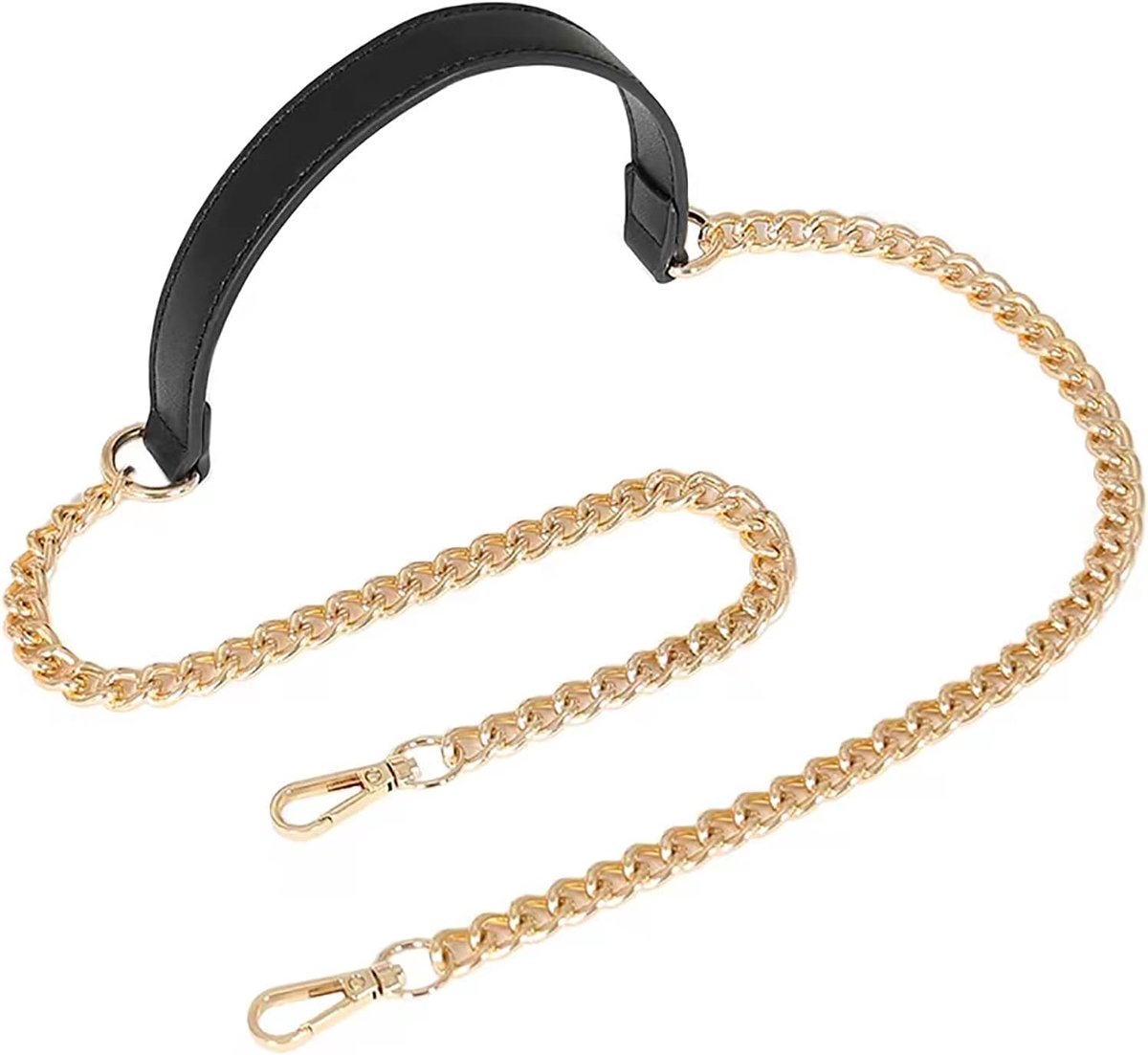 100 cm tas, schouderriem, ketting, schouderriem, metaal, zakketting, draagriem, universele reserveriem, handtaskettingriem, schoudertasriem, schouderriem, schouderriem
