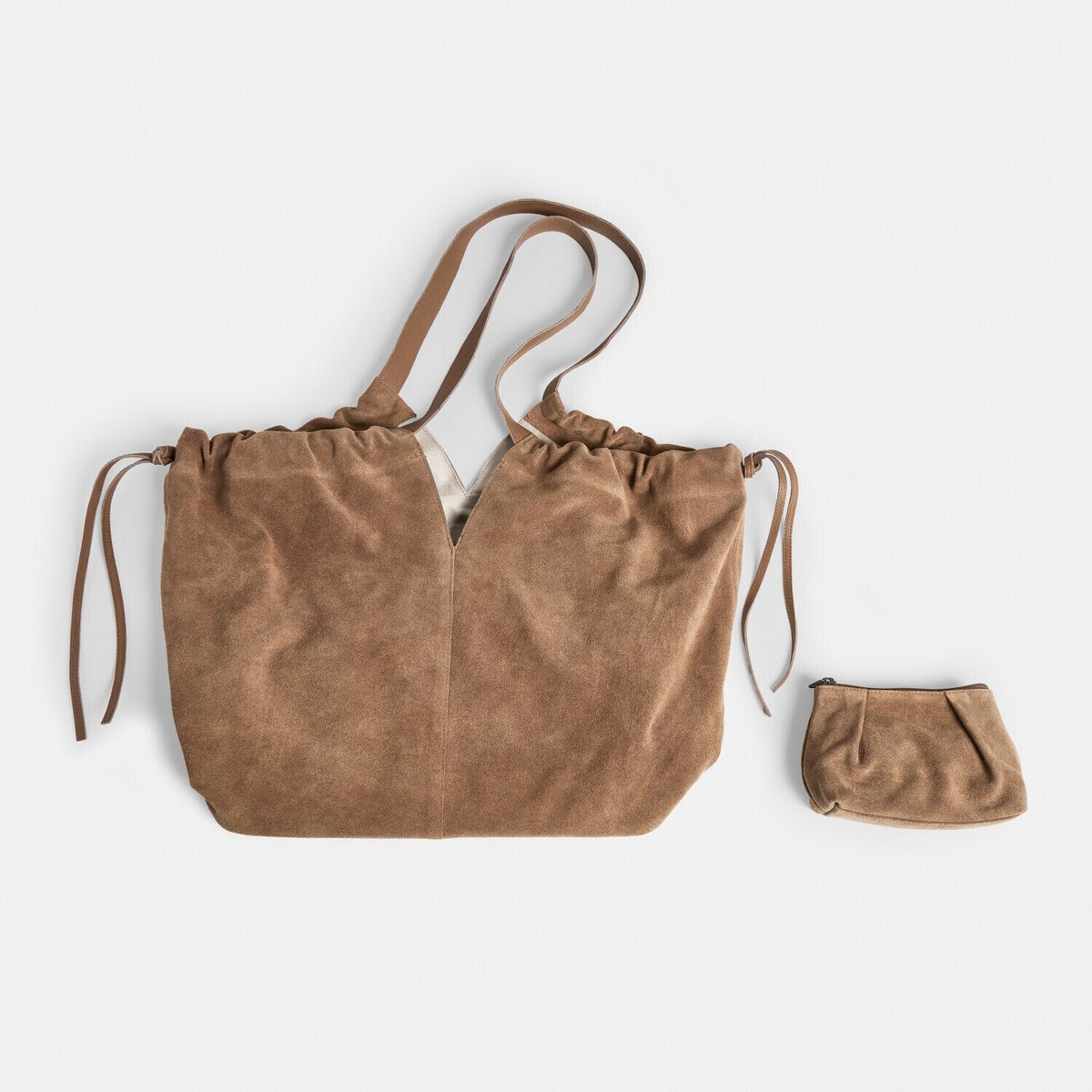 LOBERON Tas set van 2 Arminetta bruin