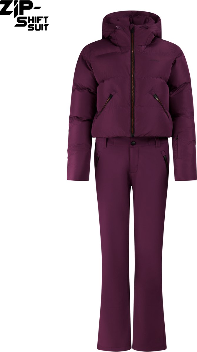 Protest PRTBuena Skipak Dames 2-in-1 Jas en broek afritsbaar Waterkolom 10K Paars
