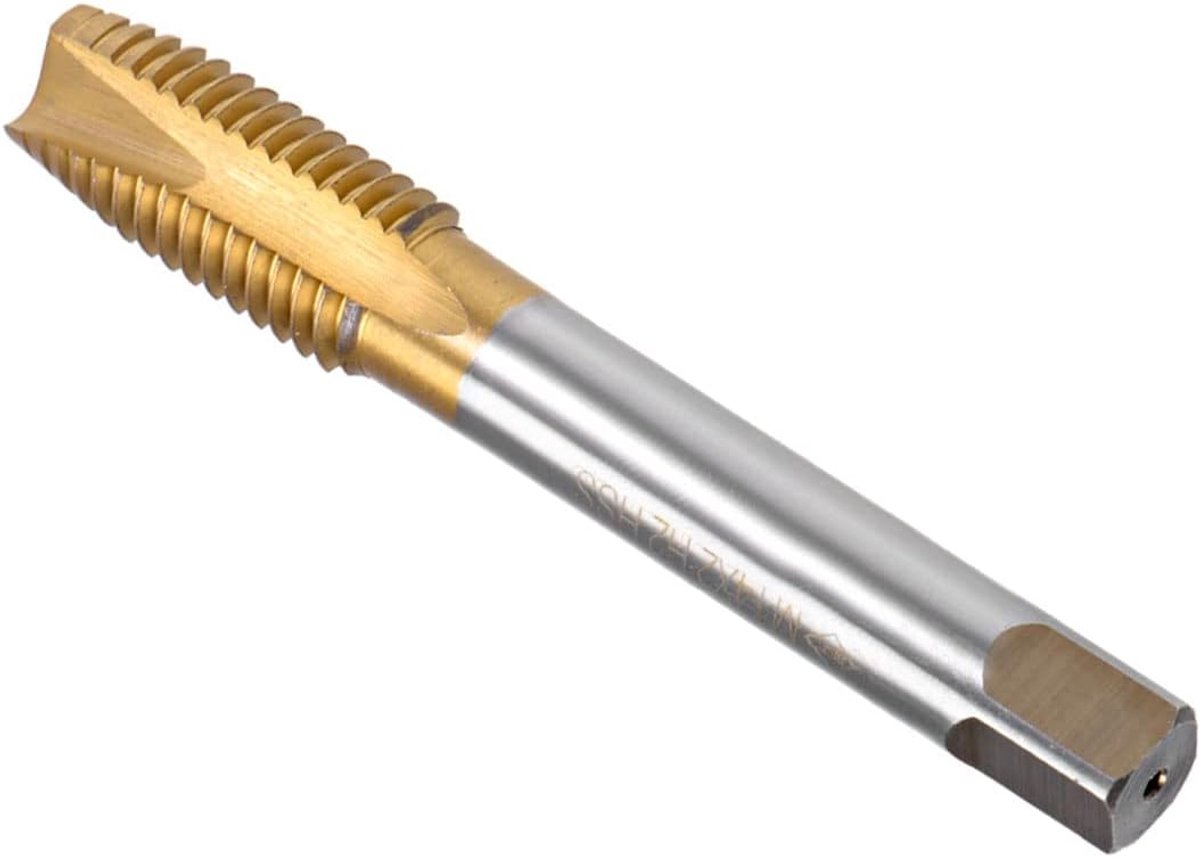 Schroefdraadboor metrisch M14 x 2 schroefdraad titanium gecoat hoogwaardig staal 6542 schroef frezen inrijgen schroefdraadboor - (gebruik: voor afluisteren boorapparaat) 1 st