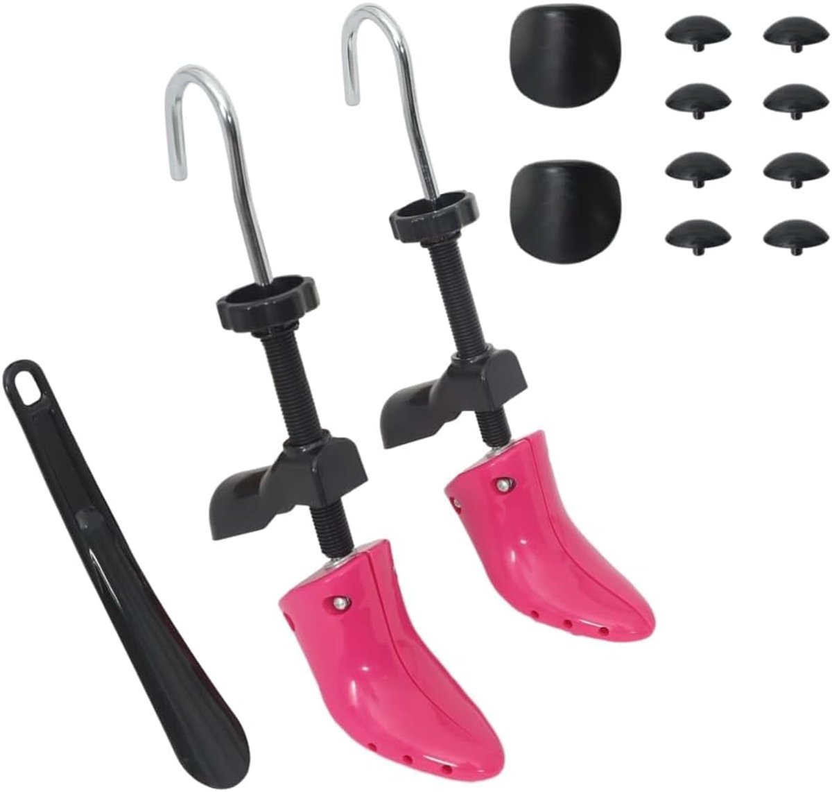 Schoenspanner voor dames, EU 34-37, van kunststof, met schoenlepel, schoenspanner voor het verbreden van sneakers en laarzen