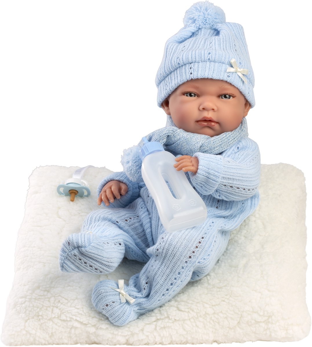 Llorens full body babypop jongen Nico met speen 40 cm