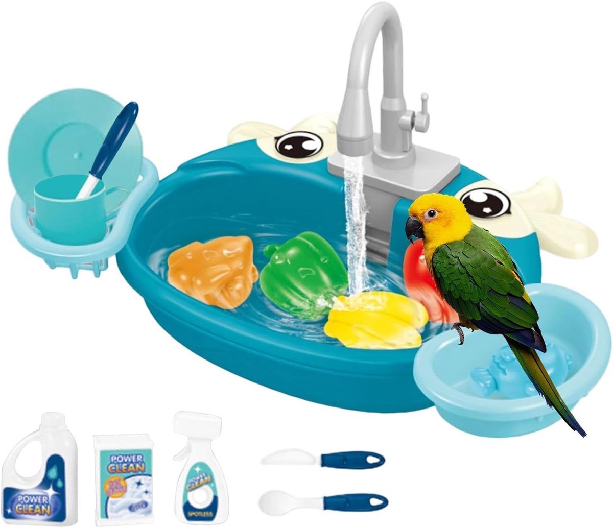 Speelgootsteen met Stromend Water voor Kinderen Educatief Keuken