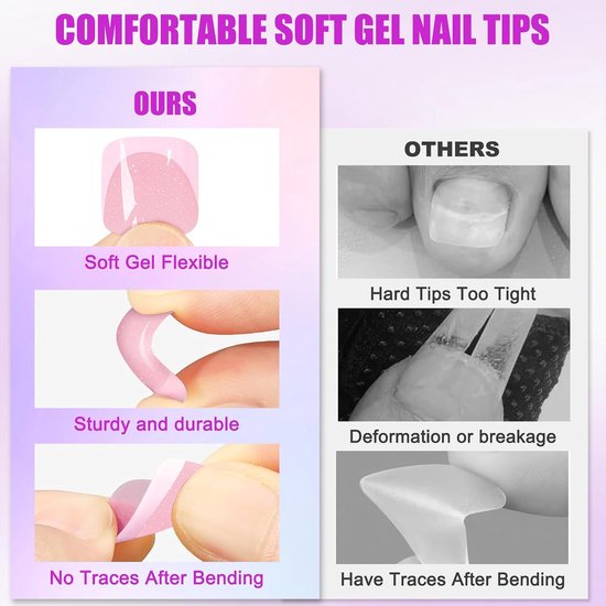 24 stuks teennagels om op te plakken, vierkant, kort, wit, bloemen, Franse kunstteennagels om op te plakken, nude roze, zomer, valse teennagels, volledige dekking, acryl, natuurlijke teennagels voor — afbeelding 4