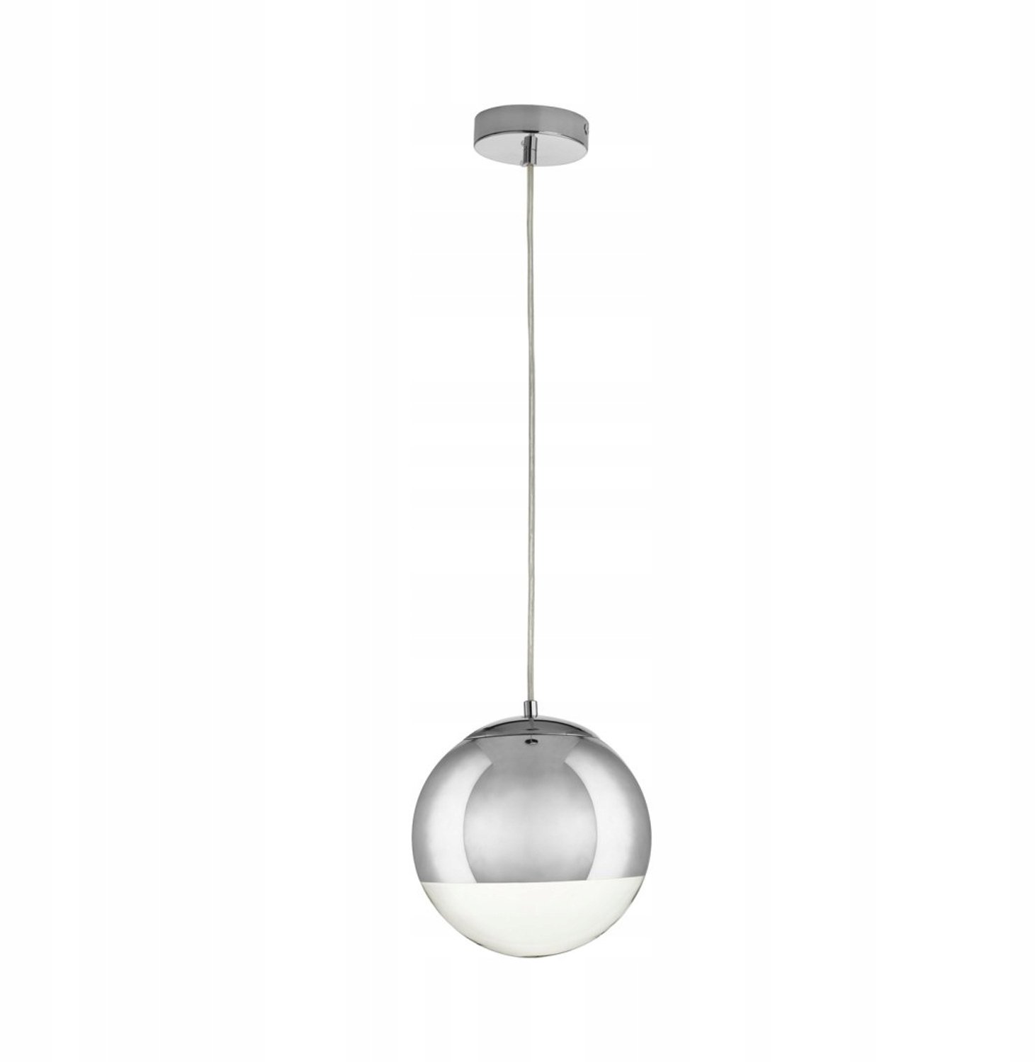 FLASH S hanglamp chroom 20 cm - Stijlvolle glazen bol