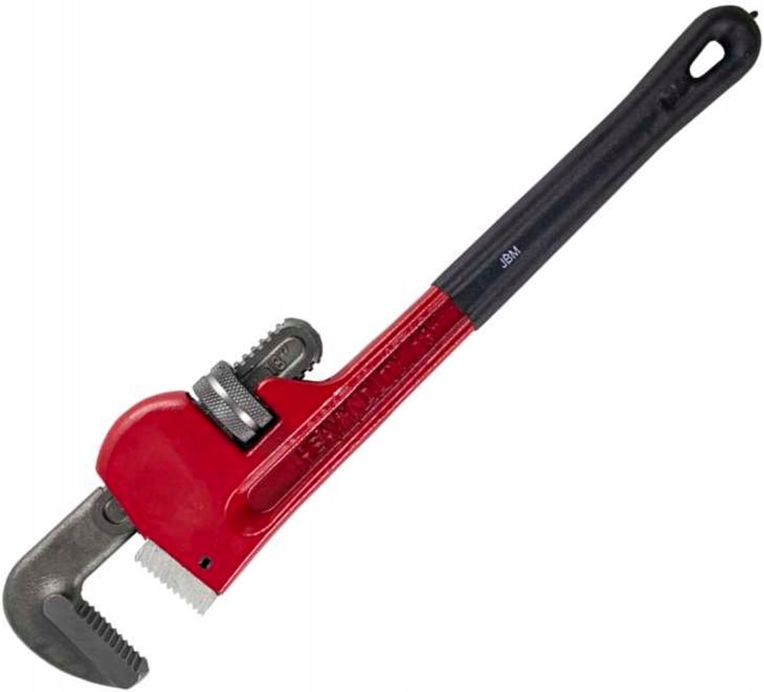Verstelbare pijptang 450 mm, 65 mm bekbreedte, gereedschapsstaal