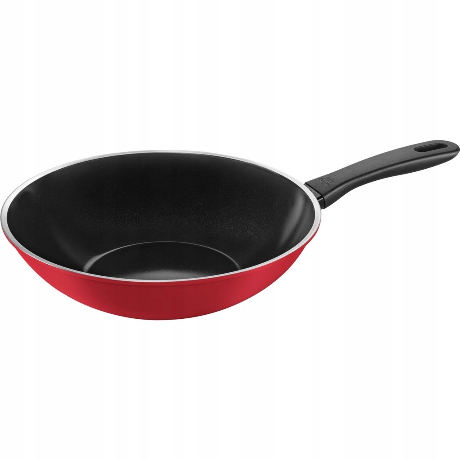 BALLARINI CAPRERA Wok 28 cm - Rood, Anti-aanbaklaag, Inductie