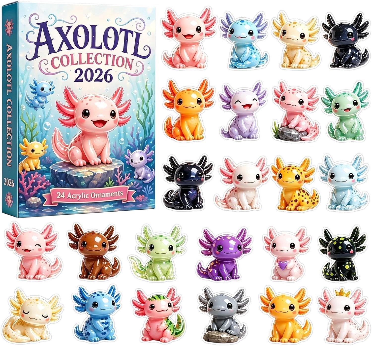 Adventskalender 2026 - Adventskalenders - 24 Dagen Aftelkalenders - Ophangbaar - Kerstboomversiering