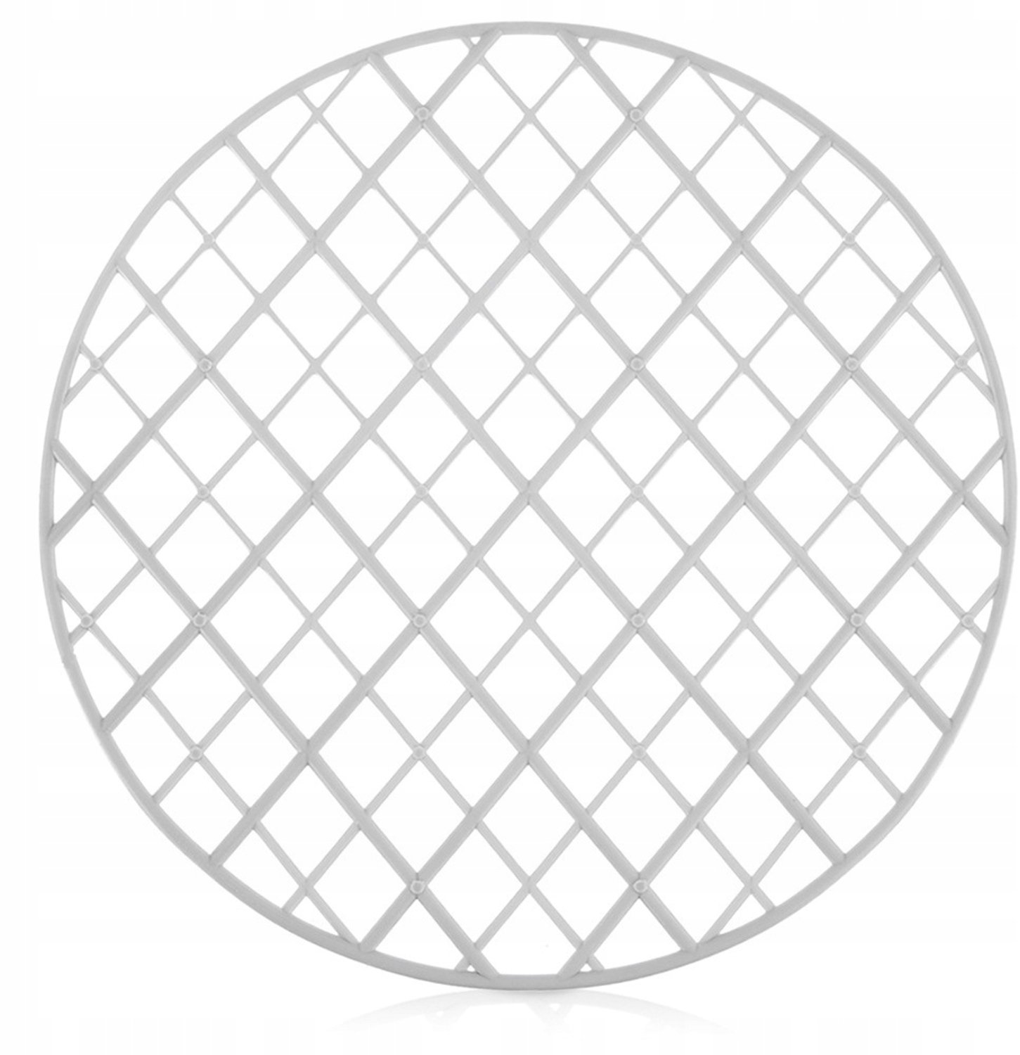 Grijze Ronde Zinkmat 32,5 cm - Beschermende Keukenmat