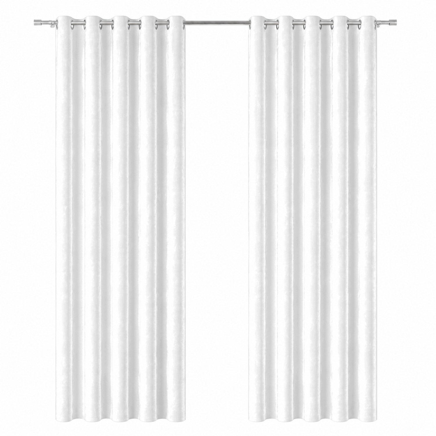 Velia Witte Velours Gordijn 250x140 cm - Sfeervol en Verduisterend