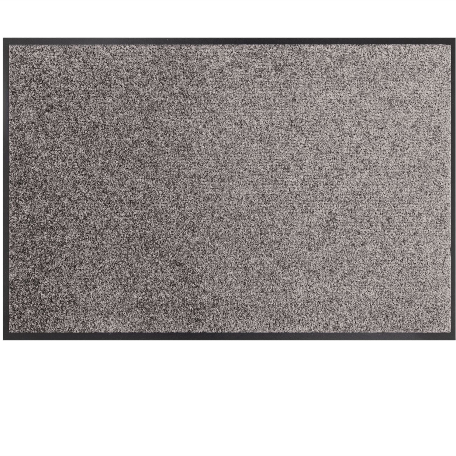 ANRO Deurmat Amigo Grijs 60x40cm – Schoonloopmat Antislip Wasbaar Voordeur Hal Binnen