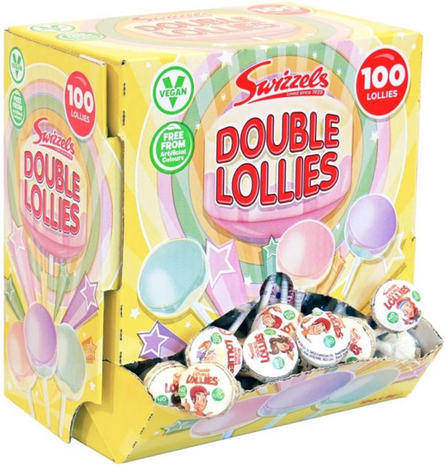Swizzels Matlow Double Lollies - Engels hard snoep - 800 g