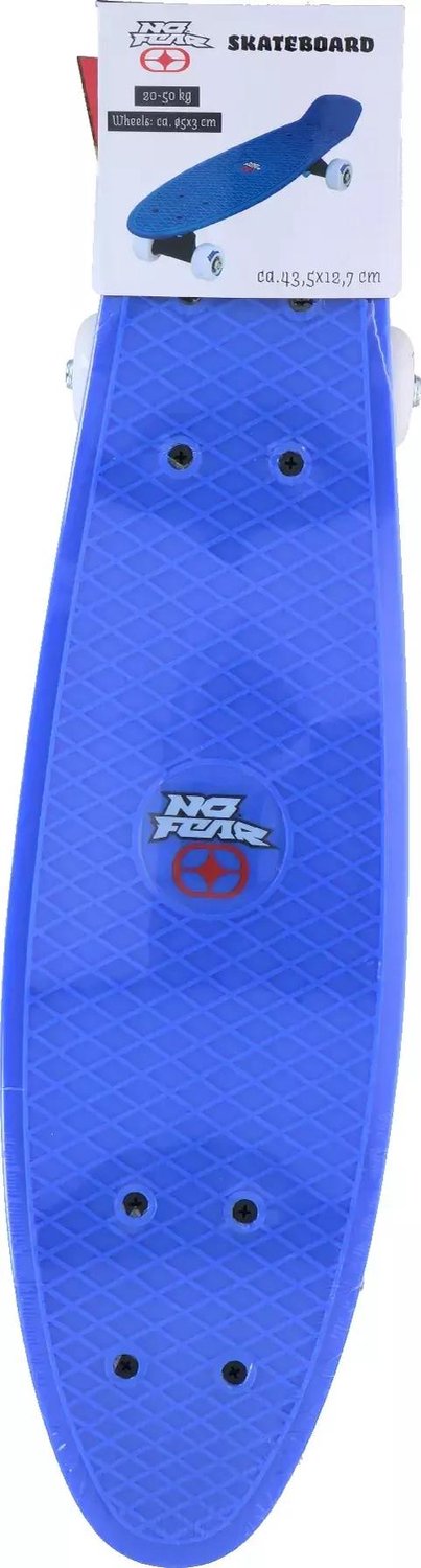 Eddy Toys Kinder Skateboard Flipper 57cm PP Kunststof ABEC-5 Lagers Blauw