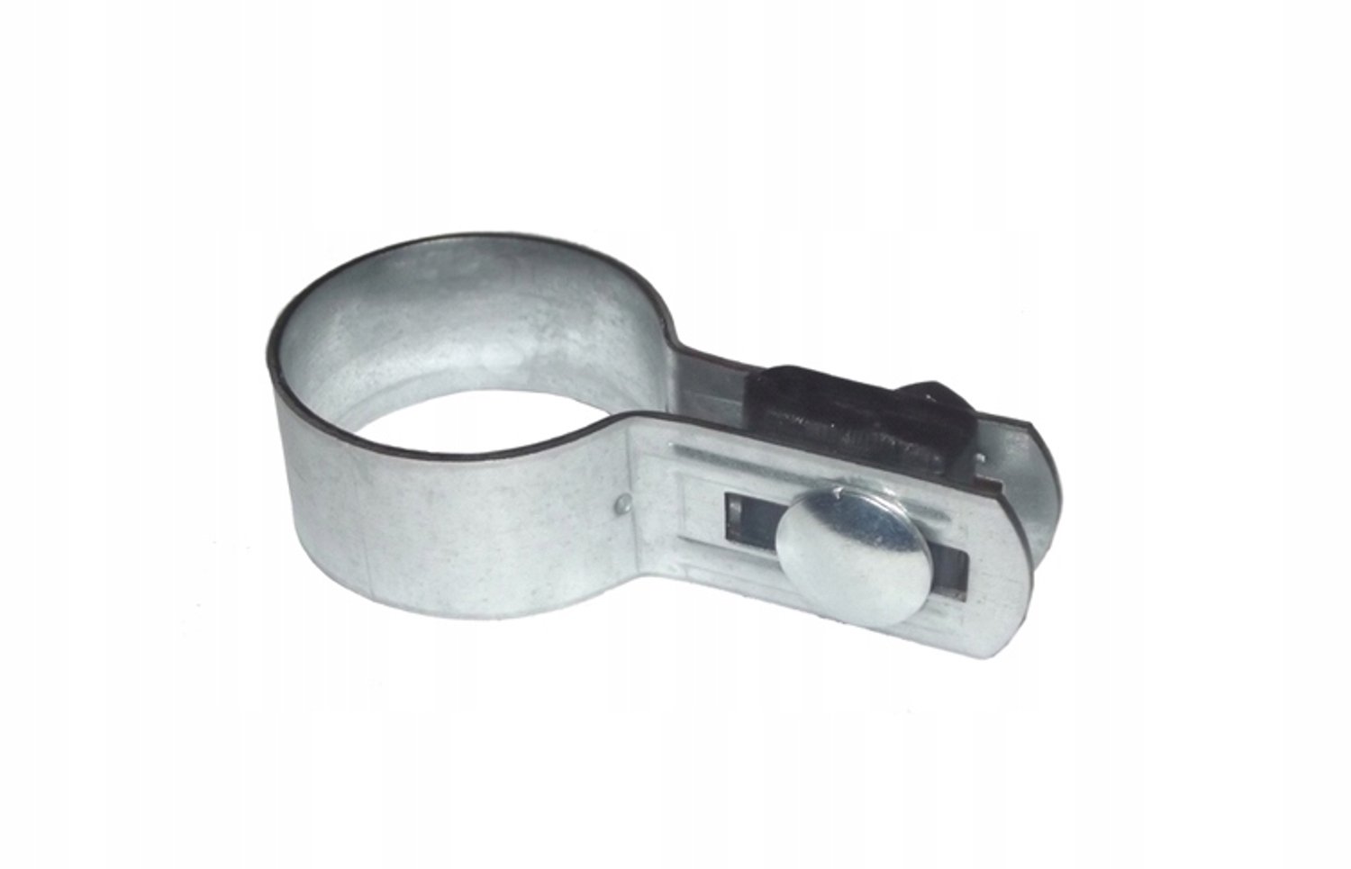 Eindklem 42 mm voor tuinhekpanelen, 1,5 mm dik, zilver