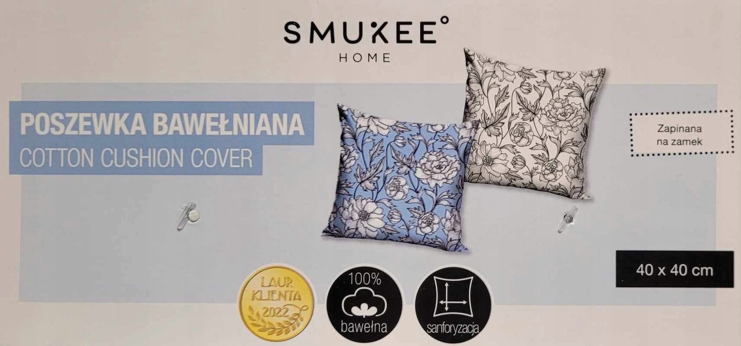 Smukee Sierkussenhoezen Decoratief 2 stuks 40x40cm Katoen
