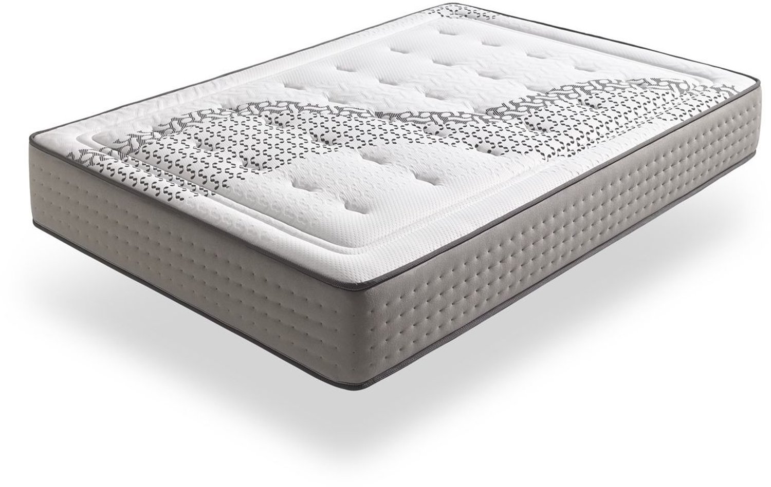 Matrix Visco-elastische Matras Brooklyn Paradise 160X180 Hoogte 24cm ±2 Anti-huisstofmijt Ademend. Matris Wit