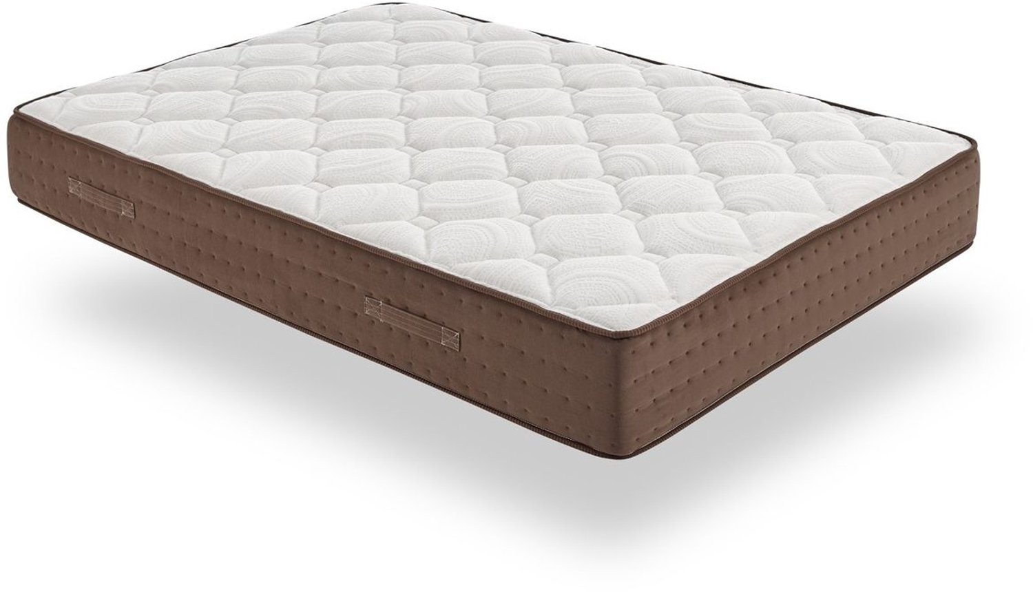 Matris Imperial Confort traagschuim matras 105x190 Hoogte 30cm +/-2 Visco + Supersoft 5cm Wit
