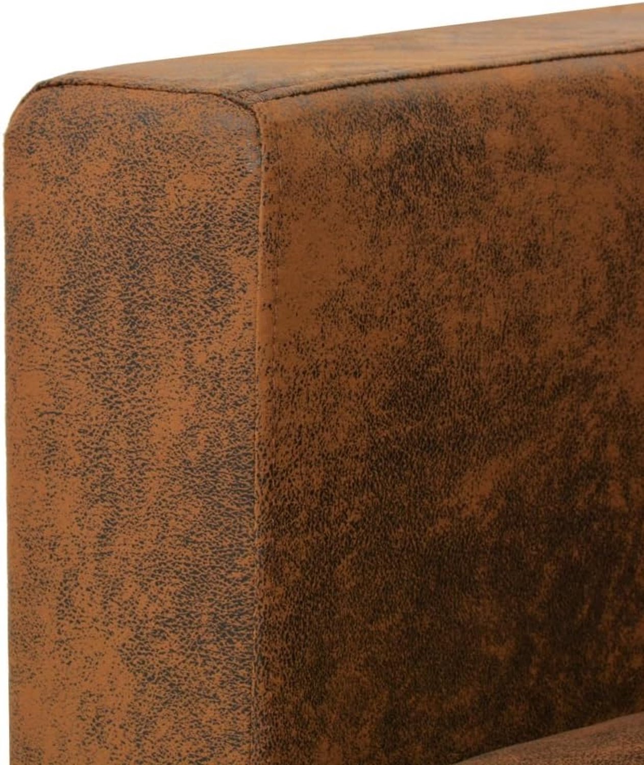 2-delige bankset gestoffeerde sofa stoffen sofa loungesofa zitmeubel designsofa woonkamerbank kunstsuède