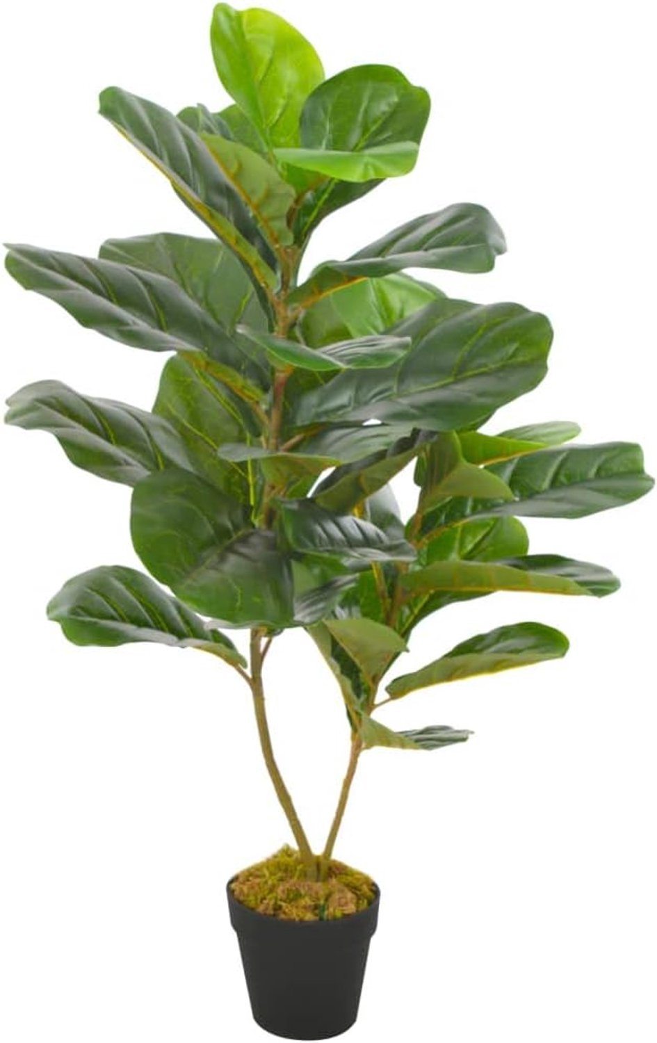 Kunstmatige plant viool met pot kunstplant kunstboom decoratie hoogte 90 cm groen