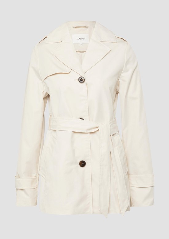 s.Oliver - female - Waterafstotende trenchcoat in een slanke pasvorm