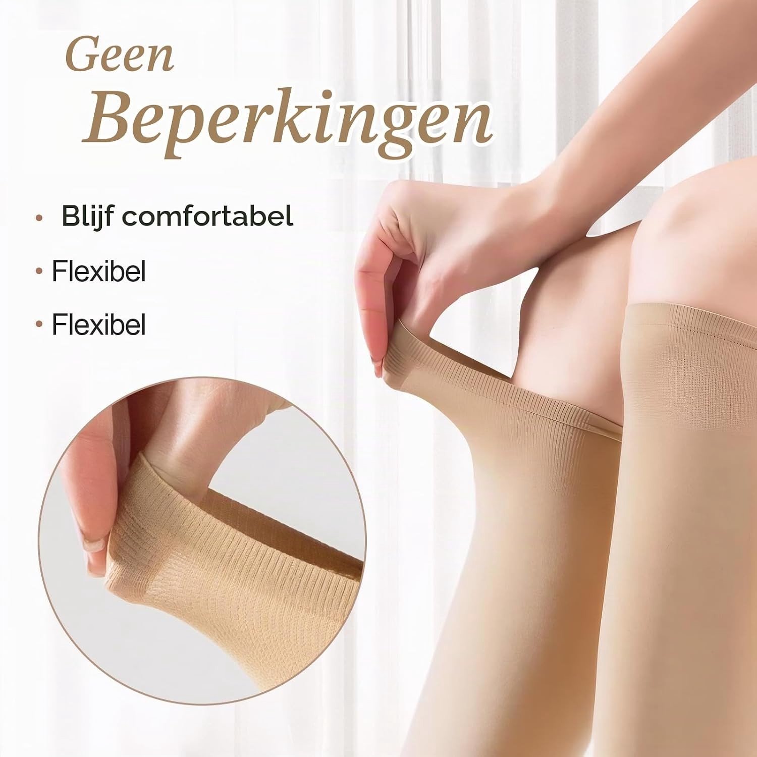 Transparante Lange Kousen voor Dames - Elegante en Comfortabele Panty Kousen voor Elke Gelegenheid