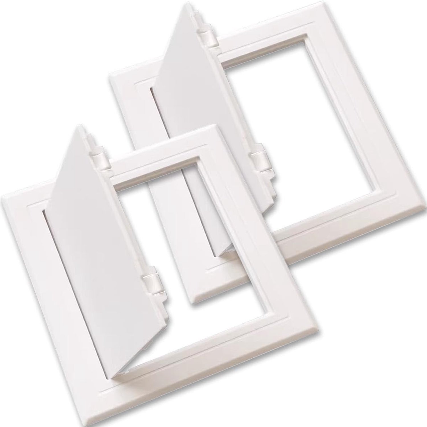 Inspectiedeksel 250 x 250mm voor Toegang tot Ventielen - ABS Opening Deksel voor Fuse Box en Onderhoud, Set van 2